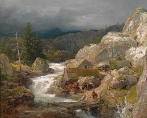 مطحنة على تيار الجبل (1861)